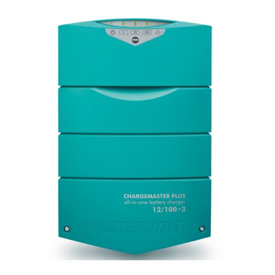 Mastervolt CHARGEMASTER PLUS 12/75-3 Bedienungs- Und Installationsanleitung
