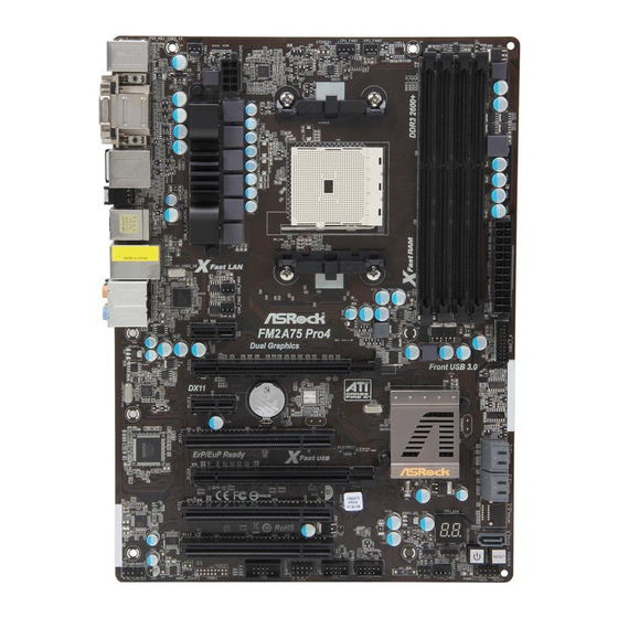 ASROCK FM2A75 Pro4 Handbuch