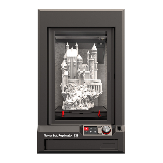 MakerBot Replicator Z18 Benutzerhandbuch