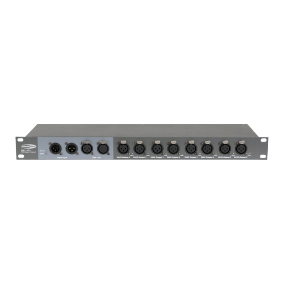 SHOWTEC DB-1-8 Handbuch