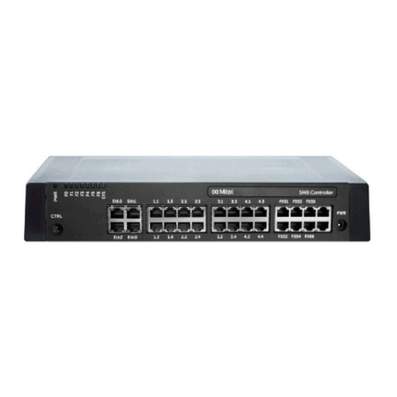 Mitel SMB CONTROLLER Systemhandbuch