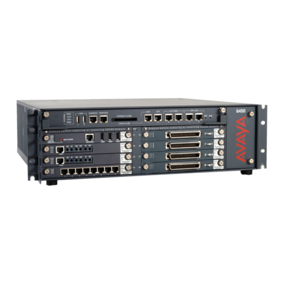Avaya G450 Kurzbeschreibung