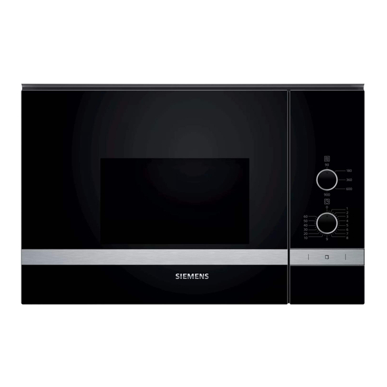 Siemens BF550LMR0 Gebrauchs- Und Montageanleitung