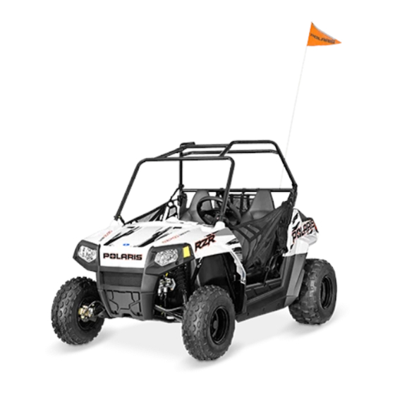 Polaris RZR 170 Betriebsanleitung Für Wartung Und Sicherheit