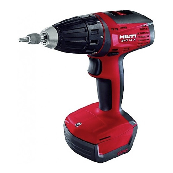 Hilti SFC22-A Bedienungsanleitung