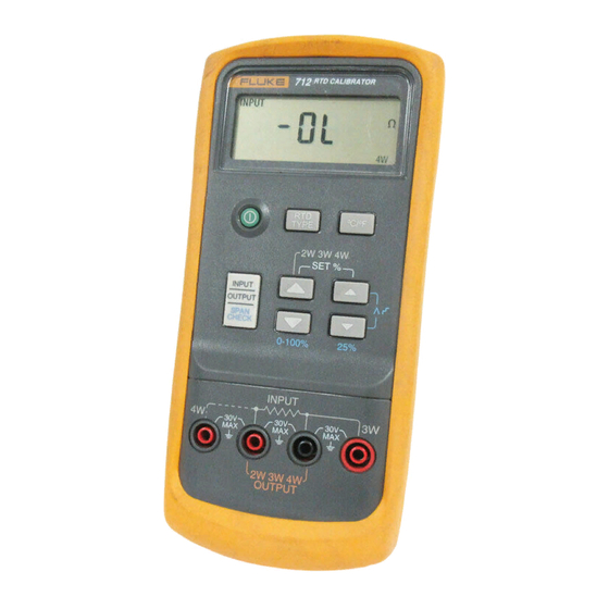 Fluke 712 Gebrauchsanweisung