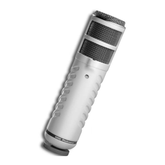 RODE Microphones Podcaster Bedienungsanleitung