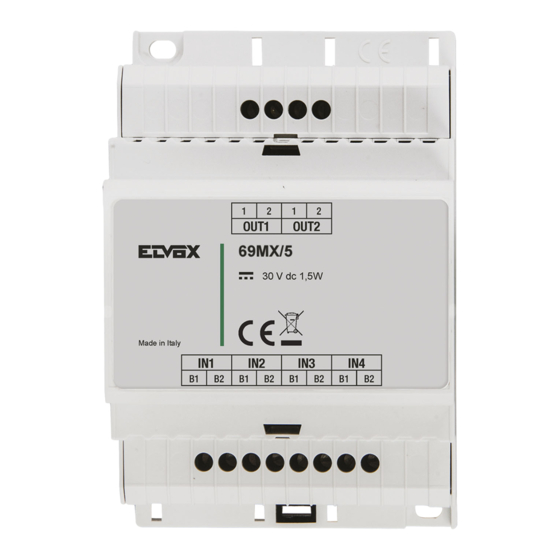 Elvox 69MX Installations- Und Bedienungsanleitung