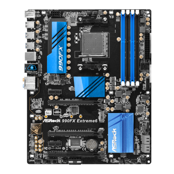 ASROCK 990FX Extreme6 Handbuch