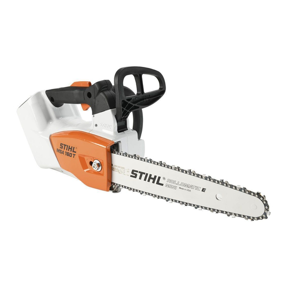 Stihl MSA 160 T Gebrauchsanleitung