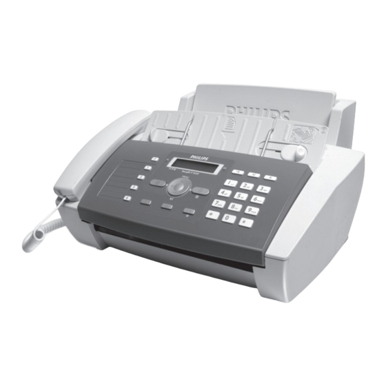 Philips faxJET 525 Handbücher