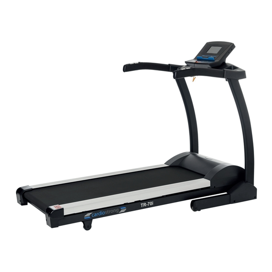 CARDIOSTRONG TR70i Montage- Und Bedienungsanleitung
