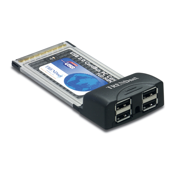 TRENDnet TU2-H4PC Schnellinstallationsanleitung