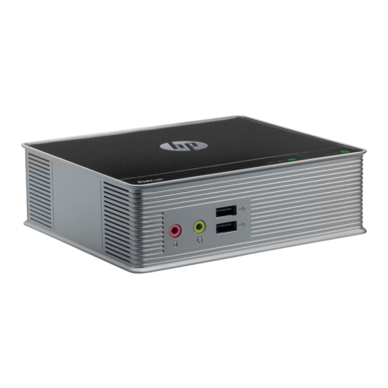 HP t310 All-in-One Zero Client Hardware-Referenzhandbuch