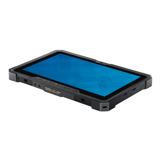 Dell Latitude 12 7202 Rugged Tablet Handbuch Zum Einstieg