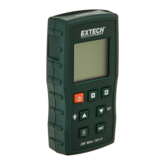 Extech Instruments EMF510 Benutzerhandbuch