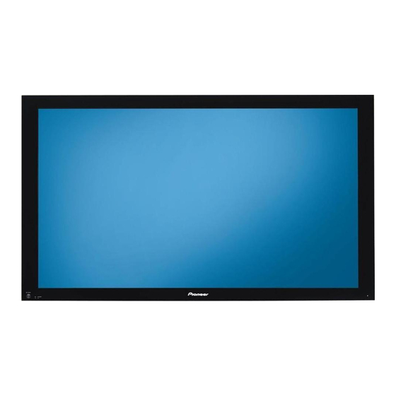 Pioneer PDP-506FDE Bedienungsanleitung