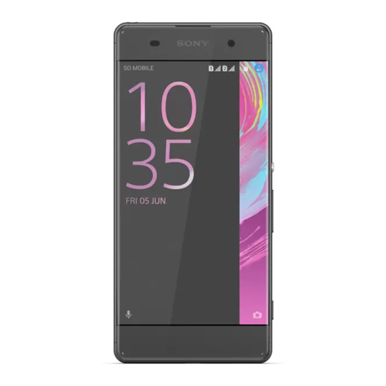 Sony Xperia XA F3112 Bedienungsanleitung