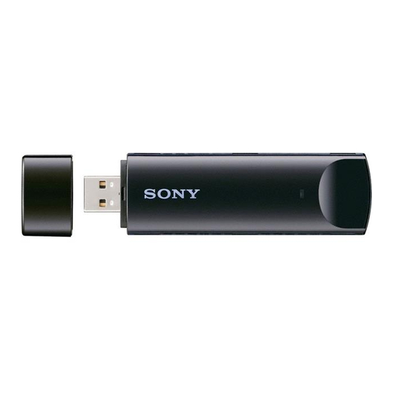 Sony UWA-BR100 Bedienungsanleitung
