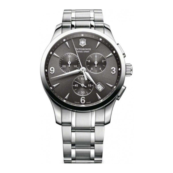 VICTORINOX SWISS ARMY ETA 251.274 Kurzanleitung