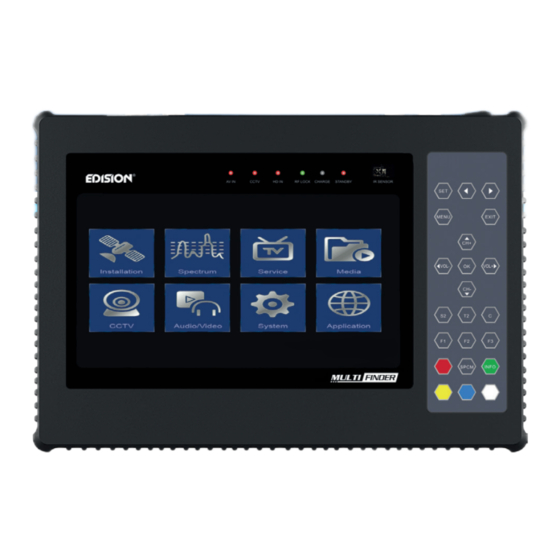 Edision MULTI-FINDER DVB-S2 Bedienungsanleitung