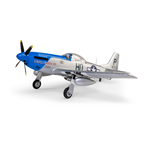 Horizon Hobby P-51D Mustang 1.2m Bedienungsanleitung