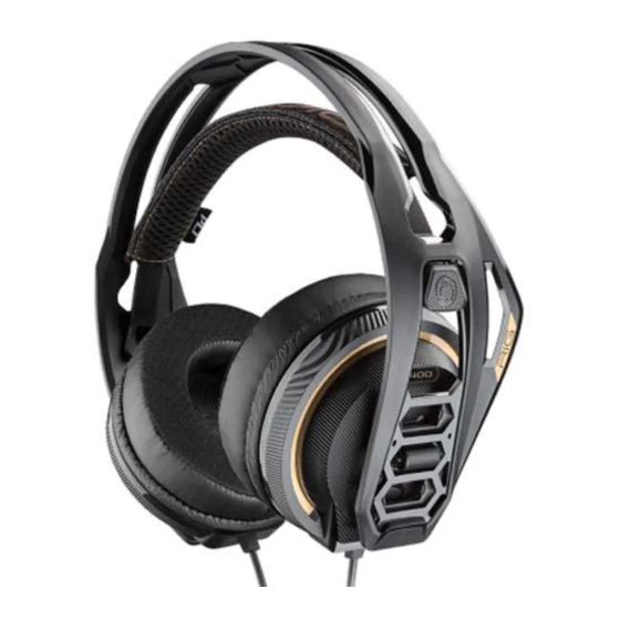 Plantronics RIG 400 Pro Bedienungsanleitung