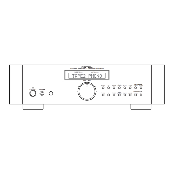 Rotel RC-1090 Bedienungsanleitung