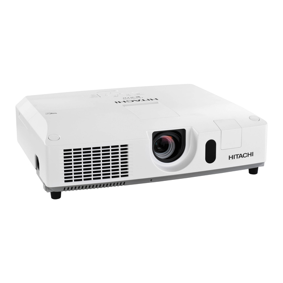 Hitachi CP-X4022WN Bedienungsanleitung