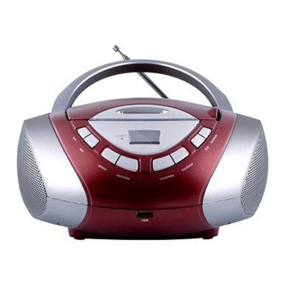 MPMan BOOMBOX30USB Bedienungsanleitung