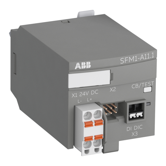 ABB SFM1-A11.1 Installation