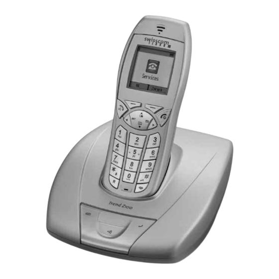 Swisscom Trend Z100 Bedienungsanleitung