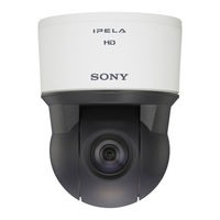 Sony IPELA SNC-ZR550 Installationsanleitung