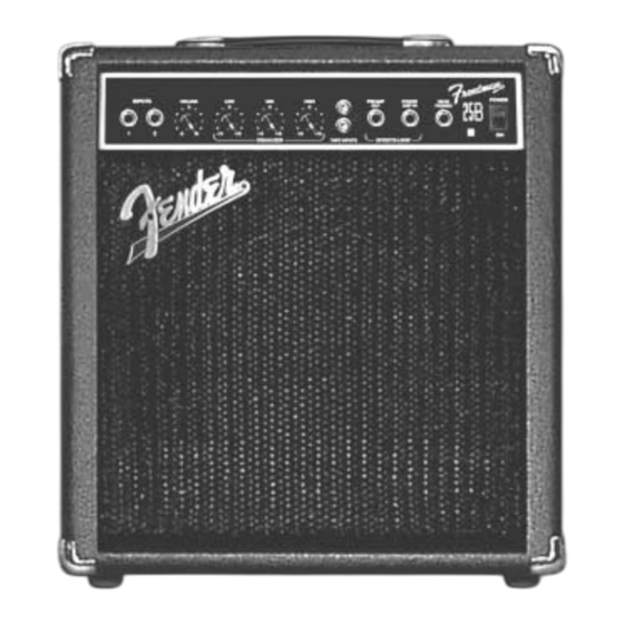 Fender Frontman 25B Bedienungsanleitung