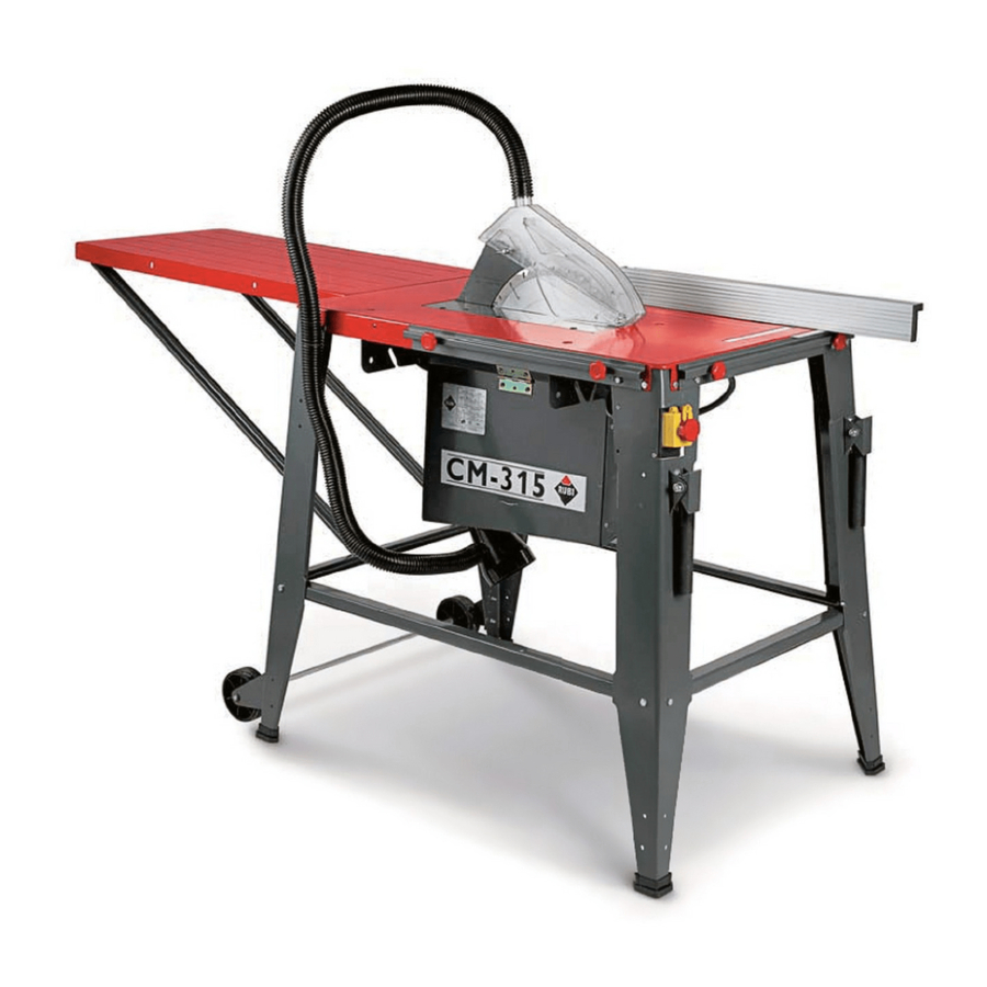 Rubi CM-315 Bedienungsanleitung