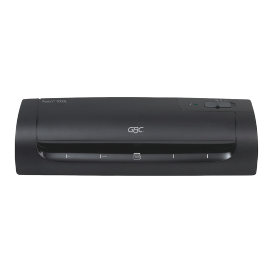 GBC FUSION 1000L Handbücher