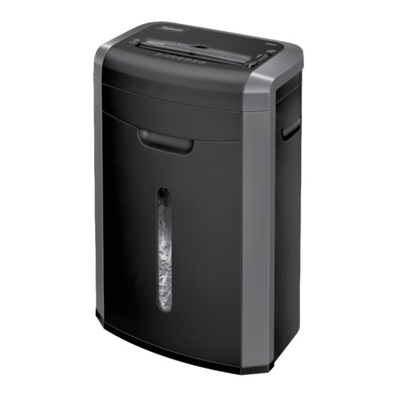 Fellowes POWERSHRED 72Ct Bedienungsanleitung