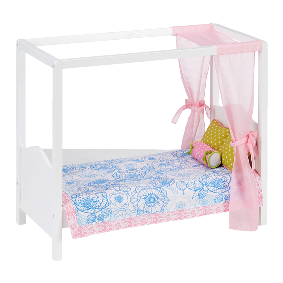 Our Generation My Sweet Canopy Bed BD37877Z Anleitung