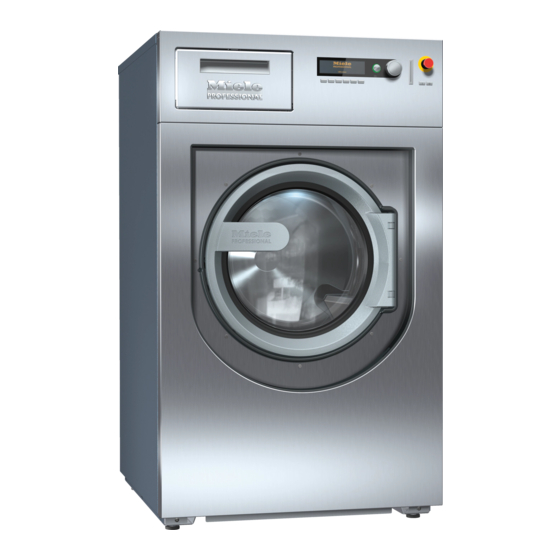 Miele PW 811 Gebrauchs- Und Aufstellanweisung