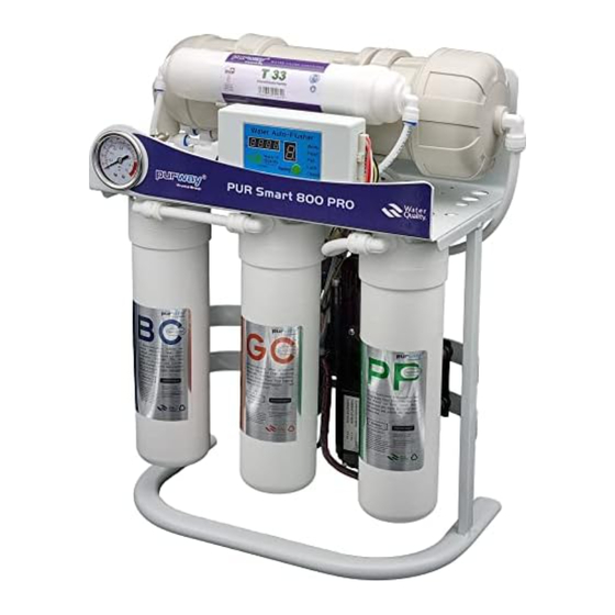 Purway PUR Booster 6 Stufen Direct Flow Bedienungsanleitungen