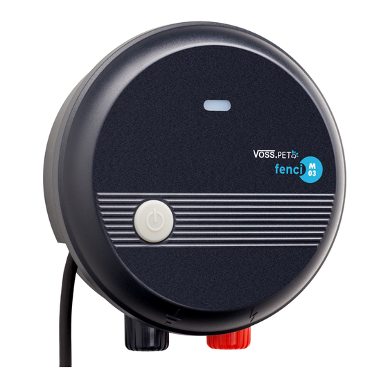 Voss.pet fenci M03 Bedienungsanleitung