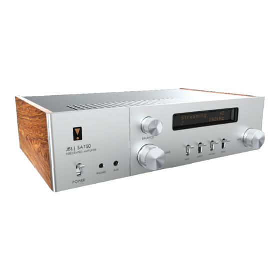 JBL SA750 Handbuch