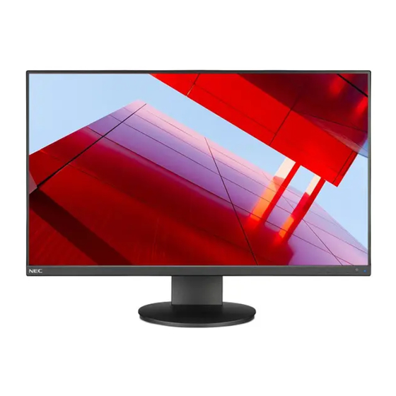 NEC MultiSync E243F Bedienungsanleitung