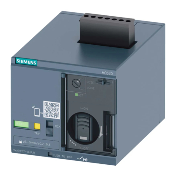 Siemens MO320 Betriebsanleitung