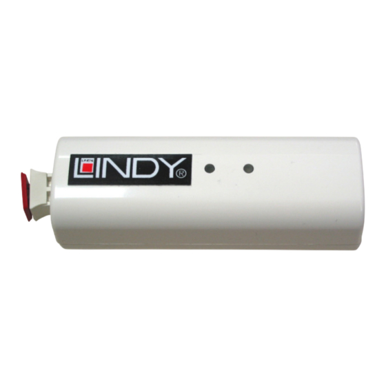 Lindy 25180 Installationsanleitung