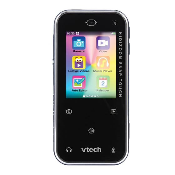 VTech KidiZoom Snap Touch Bedienungsanleitung