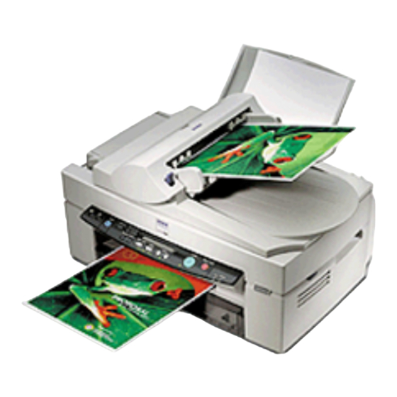 Epson Stylus scan 2500 Benutzerhandbuch