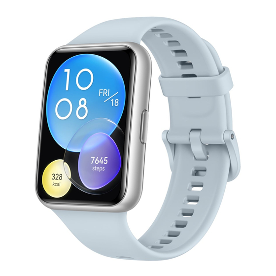 Huawei Watch Fit Elegant Bedienungsanleitung Deutsch HUAWEI WATCH FIT 2 BEDIENUNGSANLEITUNG Pdf-Herunterladen | ManualsLib