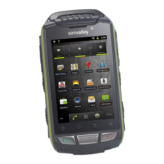 Simvalley SPT-800 3G Bedienungsanleitung