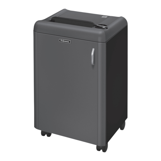 Fellowes FORTISHRED 1050HS Bedienungsanleitung